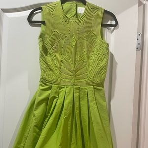 H&M conscious collection dress with an open back